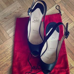 Pre loved black louboutins